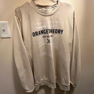 Tan Orangetheory Crew Neck Sweatshirt